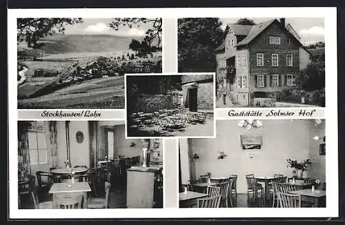 AK Stockhausen / Wetzlar, Gasthaus Solmser Hof, Innen- und Aussenansicht