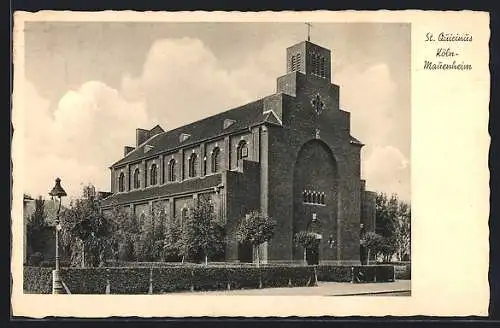 AK Köln-Mauenheim, Kirche St. Quirinus