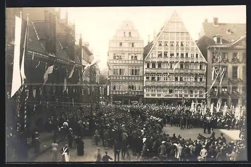 Foto-AK Hannover, 9. Deutsches Sängerbundesfest 1924