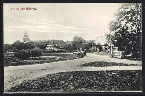 AK Söhren / Bad Segeberg, Ortspartie