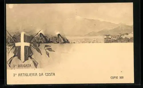 AK 3a Brigata, 3o Artiglieria da Costa