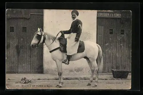 AK Spahi, Arabischer berittener Soldat in Uniform