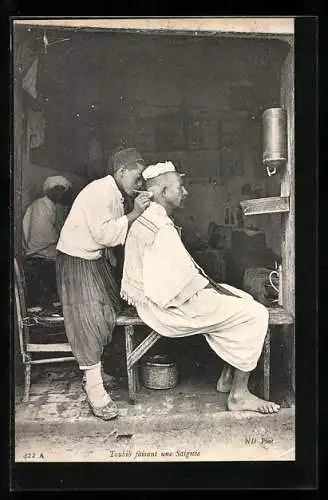 AK Toubib faisant une Saignée, Schröpftherapie