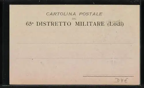 AK 65. Distretto Militare di Lodi