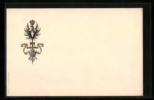 AK 16. Reggimento Fanteria, Wappen