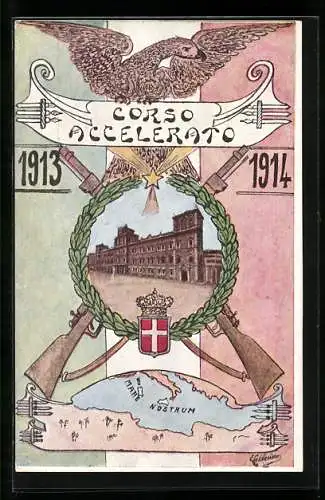 AK Modena, Scuola Militare, Corso Accelerato 1913-1914