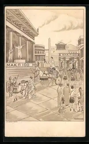 Künstler-AK R. Accademia Militare