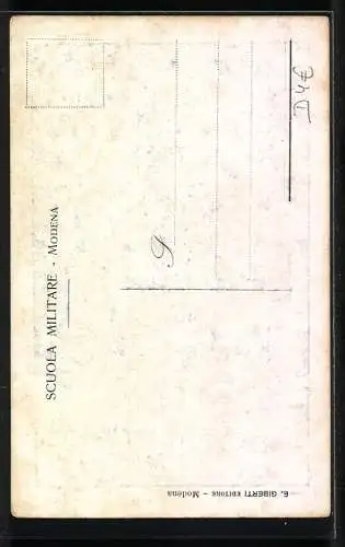 AK Modena, Scuola Militare, Cavalleria 1912-1913