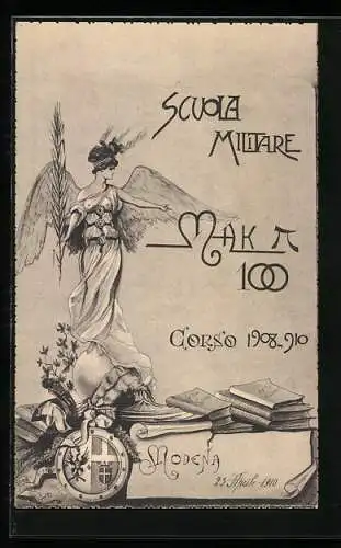 AK Modena, Scuola Militare Corso 1908-1910