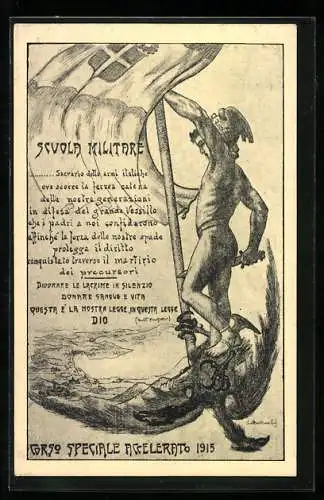 AK Modena, Scuola Militare, Corso Speciale Accelerato 1915