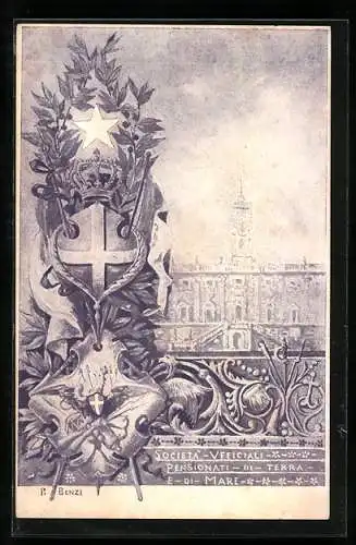 AK Società Ufficiali Pensionati di Terra e di Mare del Regno d`Italia