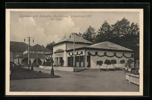 AK Schweidnitz, Gewerbe- und Industrie-Ausstellung 1911, Kunsthalle