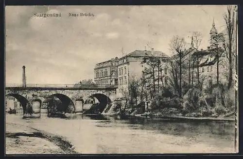 AK Saargemünd, Neue Brücke