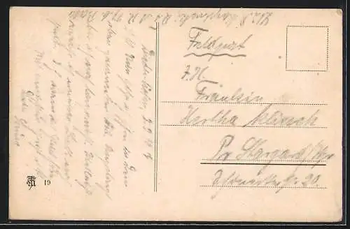 AK Diedenhofen i. L., Metzerstrasse mit Gebäudeansicht