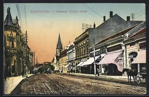 AK Kaposvár, Ferencz József utcza