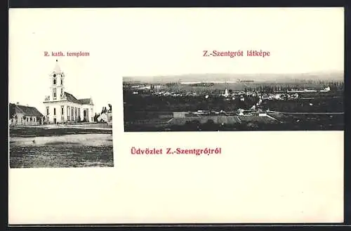 AK Zalaszentgrót, R. kath. templom, Latkepe