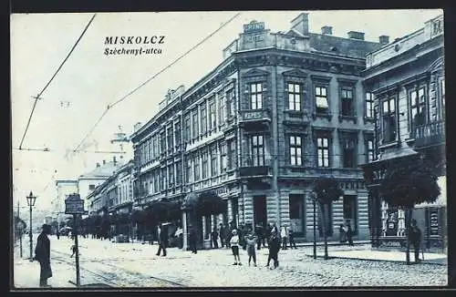 AK Miskolcz, Szechenyi-utca