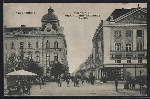 AK Nagykanizsa, Csengeri-út, Magy. Ált. Biztositó Társaság palotája