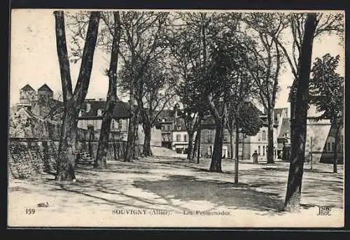AK Souvigny /Allier, Les Promenades