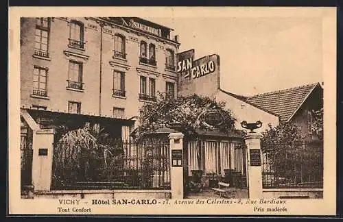 AK Vichy, Hotel San-Carlo, 17 Avenue des Celestins