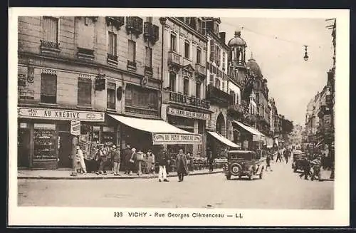 AK Vichy, Rue Georges Clemenceau