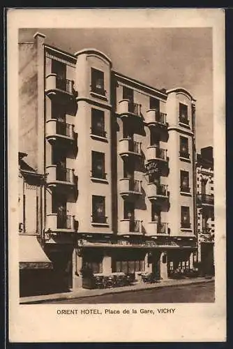 AK Vichy, Orient Hotel, Place de la Gare