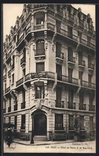 AK Vichy, Hotel du Havre et de New-York