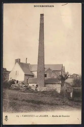 AK Varennes-sur-Allier, Moulin de Graviere