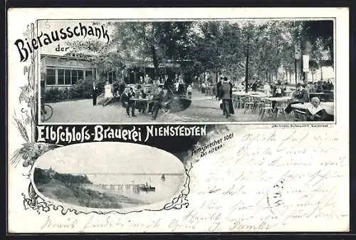 AK Hamburg-Nienstedten, Bierausschank der Elbschloss-Brauerei