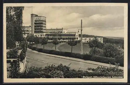 AK Stuttgart, Höhenrestaurant Schönblick