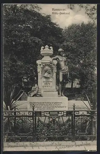 AK Hannover, Hölty-Denkmal