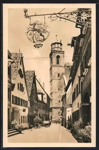 AK Dinkelsbühl, Turmgasse