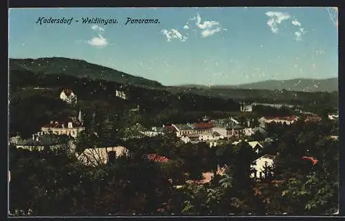 AK Hadersdorf-Weidlingau, Panorama