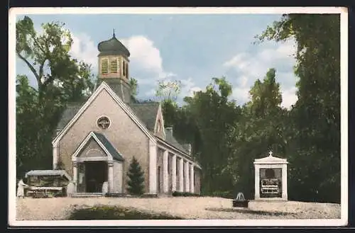 AK Wien, Blick auf die Kirche Maria Grün