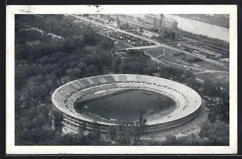 AK Wien, Stadion aus der Vogelschau