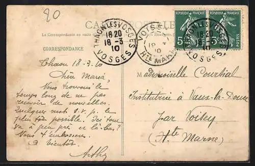 AK Thaon-les-Vosges, Vue générale des deux Usines