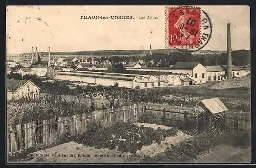 AK Thaon-les-Vosges, les Usines