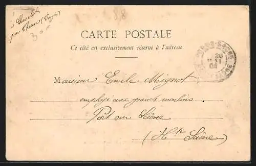 AK Thaon-les-Vosges, la Sortie des Usines