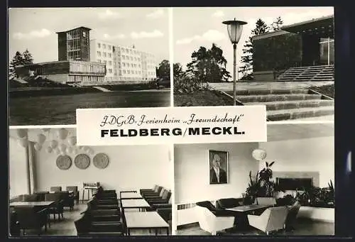 AK Feldberg /Meckl., FDGB-Ferienheim Freundschaft