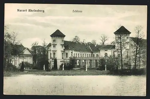 AK Rheinsberg, Blick zum Schloss