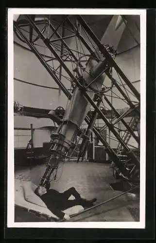 Foto-AK Greenwich, Royal Observatory, the great Teleskop
