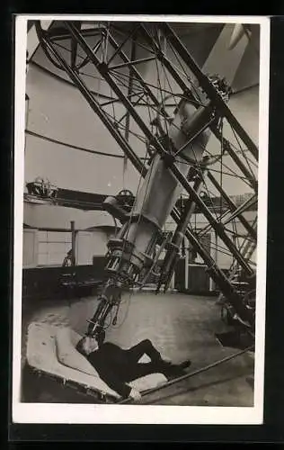 Foto-AK Greenwich, Royal Observatory, the great Teleskop