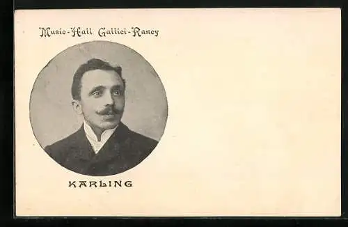 AK Music-Hall Gallici-Rancy, Portrait von Karling