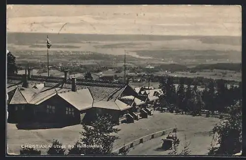 AK Christiania, Utsigt fra Holmenkollen