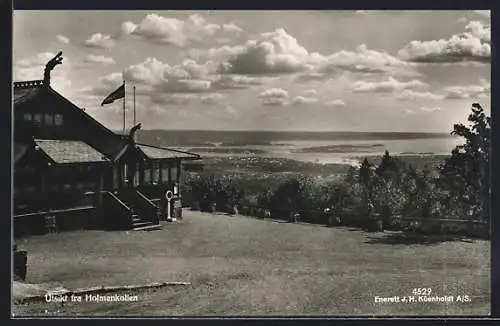 AK Holmenkollen, Utsikt fra Holmenkollen