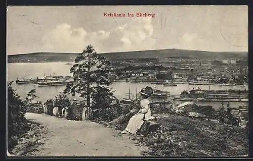 AK Kristiania, Kristiania fra Ekeberg