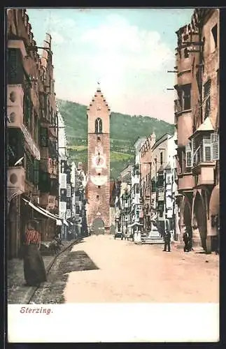 AK Sterzing, Turm am Ende der Strasse