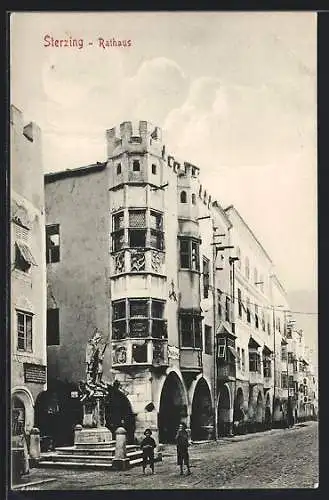 AK Sterzing, Blick zum Rathaus