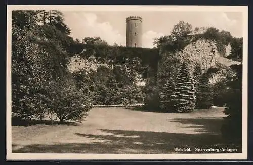AK Bielefeld, Ansicht der Sparrenburg-Anlagen