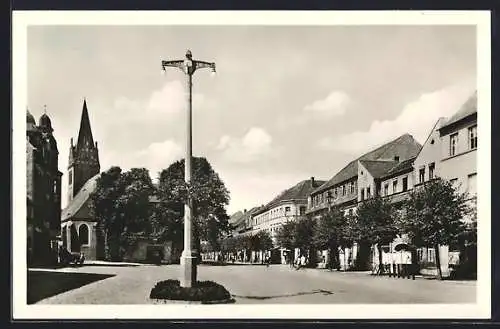 AK Bad Liebenwerda, Maxim-Gorki-Platz